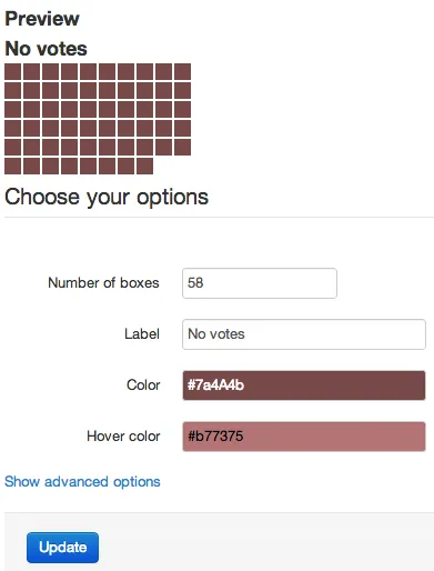 The interface of Box Chart Maker